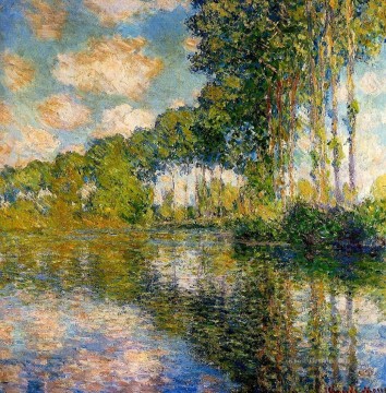Pappeln auf die Banken des Flusses Epte Claude Monet Ölgemälde